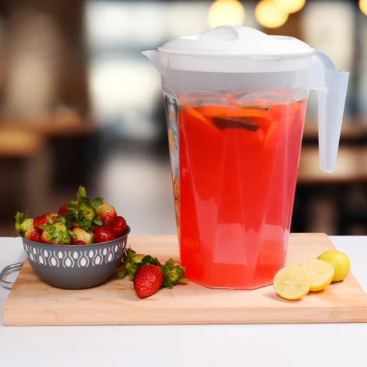 Portable Plastic Jug And 6 Glass
