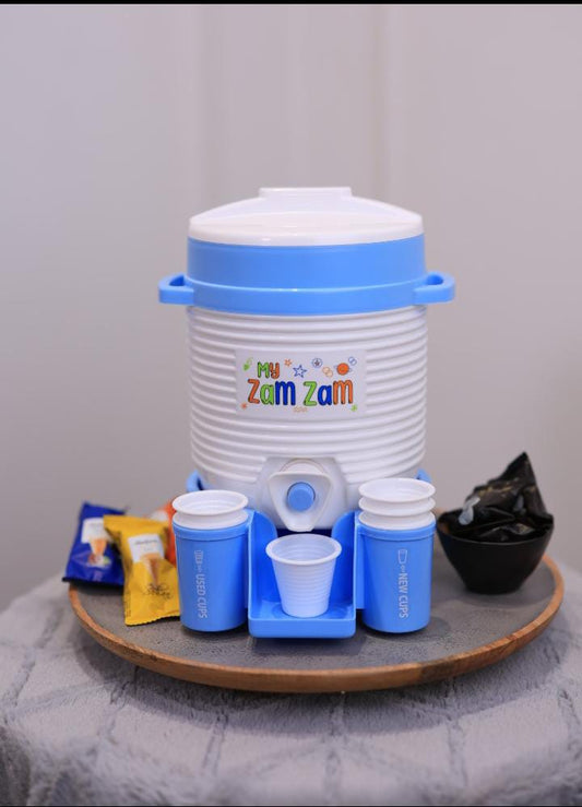 Portable Plastic Jug And 6 Glass