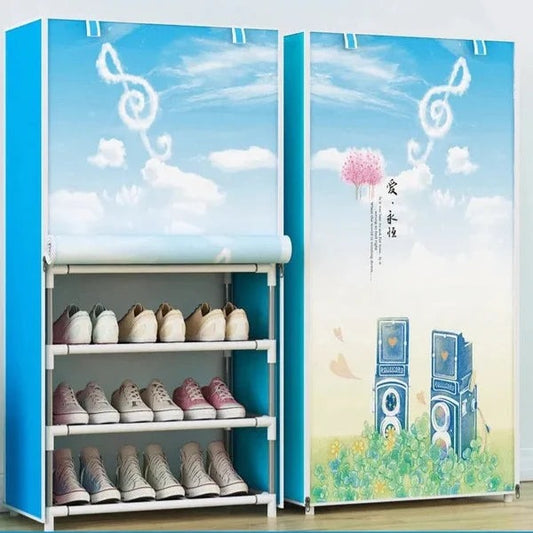 FlexiCube: DIY Detachable Shoe Cabinet