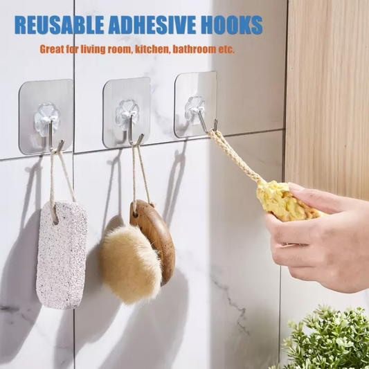 Self Adhesive Wall Mounted Sticky Hooks Strip
