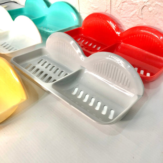 2 In 1 Soap Container with Soft Rubber Roller